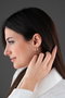 Heliophilia Silver Pendientes de Plata de Ley con Recubrimiento de Oro